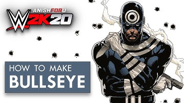 WWE 2K20, How to make Bullseye (without Custom logo)