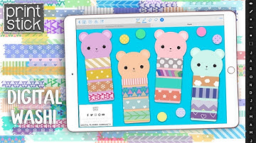 Digital Washi for your Planner | GoodNotes Scrapbooking