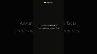 Most arguments between children start with a wrong assumption.