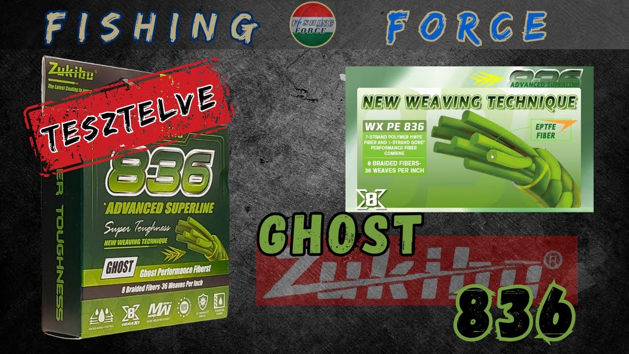 Zukibo Ghost 836 — плетёная леска из 8 прядей премиум-класса по доступной цене? 