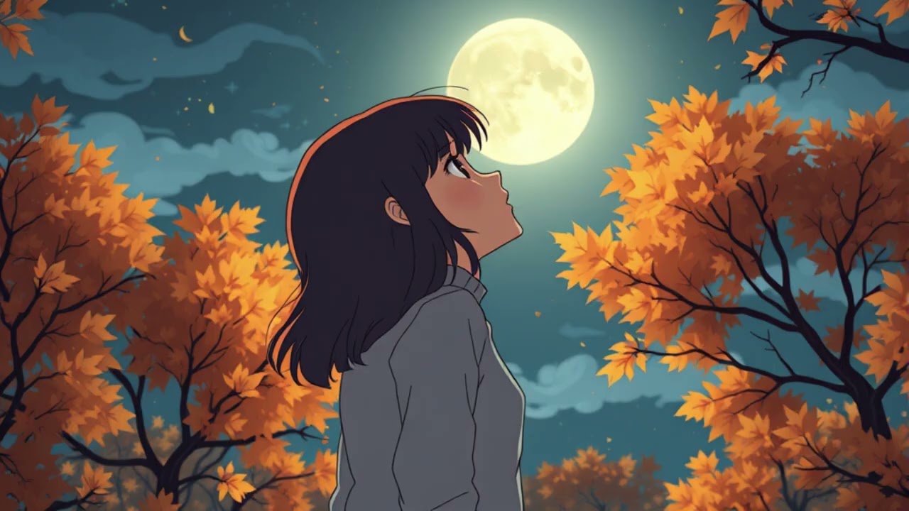 【For World Peace, Healing & Sleeping 】Autumn Beaver Super Moon girl 🌕‼︎ LOFI heartful sound 