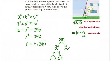 7.1 Apply the Pythagorean Theorem