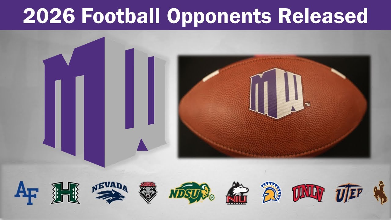 Опубликовано расписание матчей по американскому футболу конференции Mountain West на 2026 год.