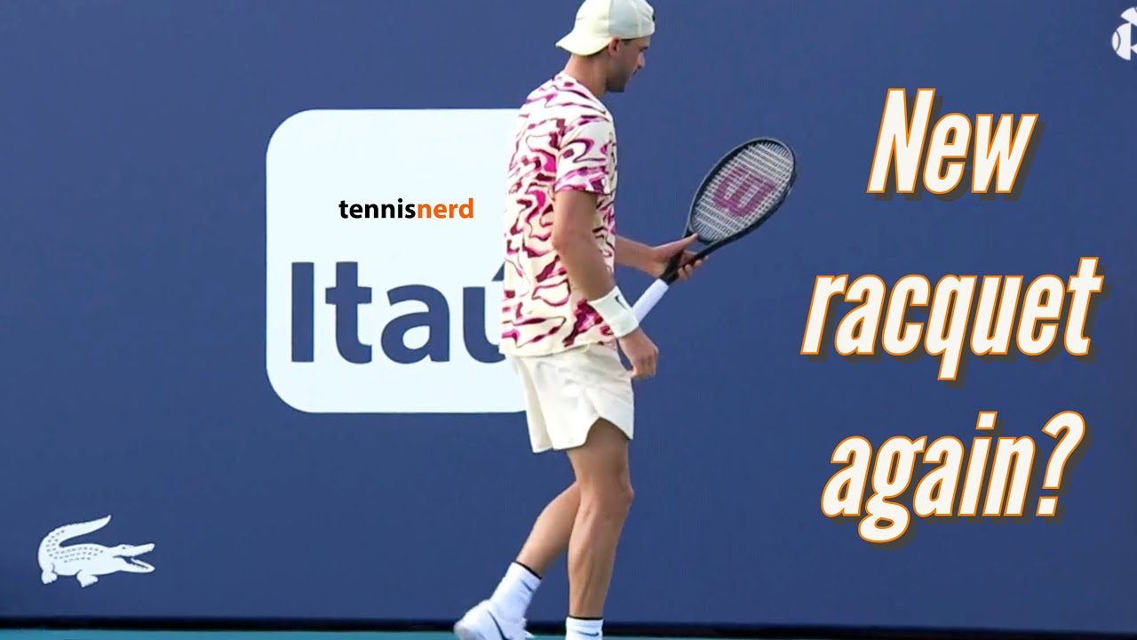 Grigor Dimitrov's new racquet - YouTube