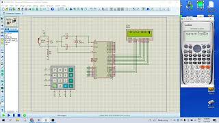 Demo Calculator using 8051, KEYPAD, LCD