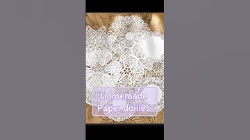 DIY Paper doilies 🤍 #diy #fyp #journaling  #papercraft #easy #astheticart