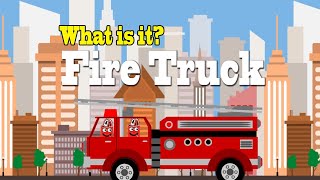 The Shapes Vivashapes What Is It? Its A Fire Truck Video For Children