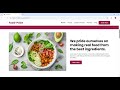 Food Website Using HTML &amp; CSS | Beginner Frontend Project (Responsive)