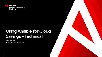 Using Ansible for Cloud Savings - Technical
