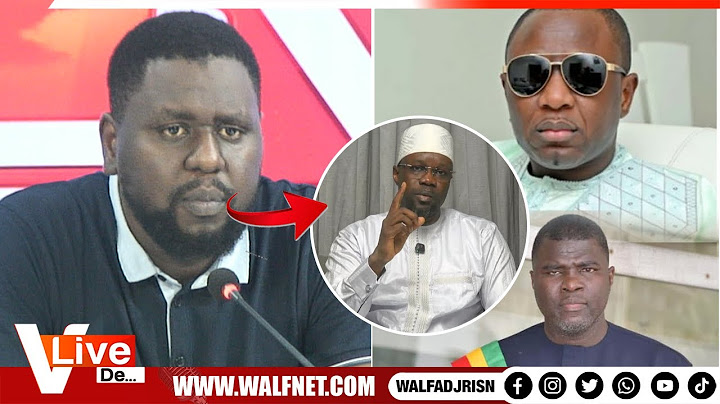 Affaire Badara Gadiaga-Amadou Ba, attaque contre Sonko "il faut donner des coups pour faire face"PMS