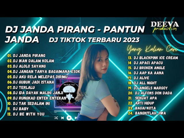DJ TIKTOK TERBARU 2023 || 🎵 DJ JANDA PIRANG - PANTUN JANDA X DJ IKAN DALAM KOLAM FULL BASS class=