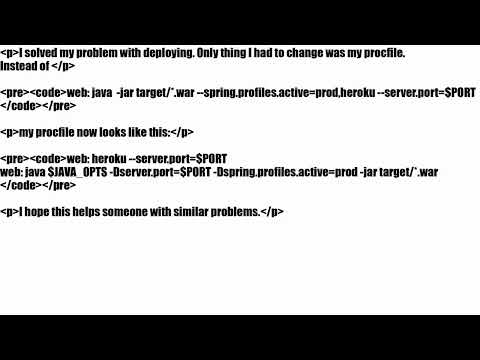 Deploy jHipster with