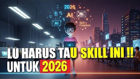 Bangun Skill Ini Sekarang, Biar 2026 Lu Nggak Panik Cari Kerja