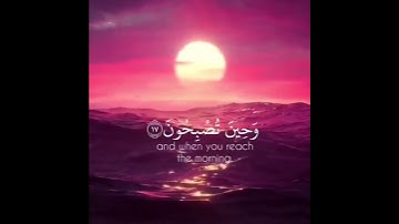 فسبحان الله حين تمسون وحين تصبحون | عبد الرحمن مسعد حالات واتس اب دينية قصيرة مؤثرة قرآن كريم تلاوة