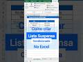 [Excel] Como inserir lista suspensa Condicionada - Caixa de Seleção no Excel