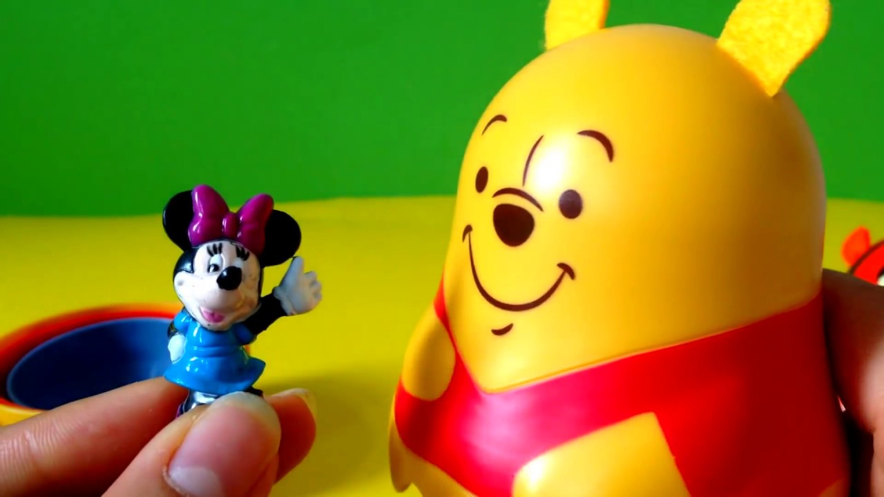 Winnie the Pooh and Mickey Mouse Surprise Egg YouTube