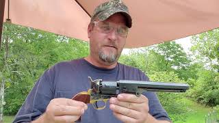 Shooting My 1851 Pietta 36 Cal Navy Revolver W Cap Post And Cap Shield