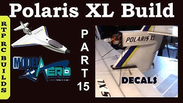 ModelAero Polaris XL FPV Seaplane Build Part 15 - Installing Decals and Overview of Electronics