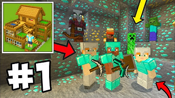How To Find Diamonds In Block Craft Building Crazy - New Multiplayer Survival Series Part 1