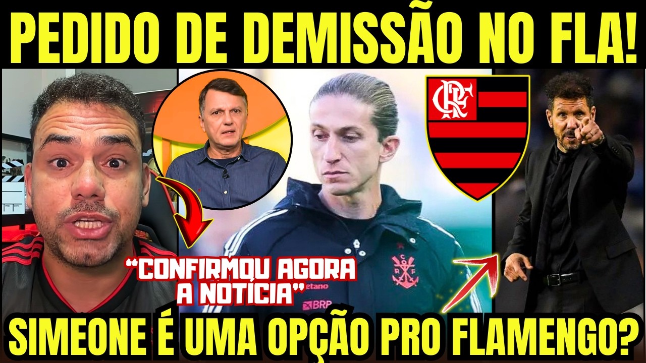 😱NOTÍCIA DO FLAMENGO! FELIPE LUIS NO ATLÉTICO DE MADRI | SIMEONE NO MENGÃO? MAURO CEZAR COBROU!