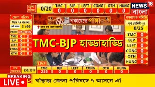 Panchayat Election Result Live: শুরুতেই বড় আপডেট, হাড্ডাহাড্ডি লড়াই TMC-BJP র, কোথায়| Bangla News