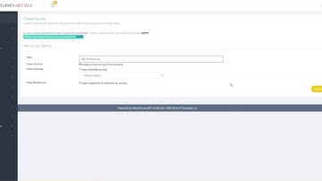 SelectSurvey.NET v5 Video Tutorial: Creating A Survey