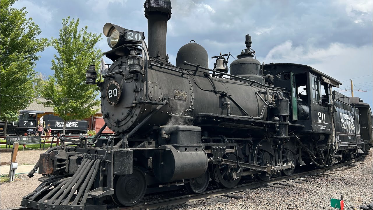 [4K] Паровоз Rio Grande Southern 20