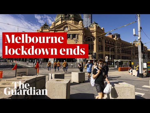 Melbourne celebrates as Australia's second biggest city ends 262 days of Covid lockdown restrictions