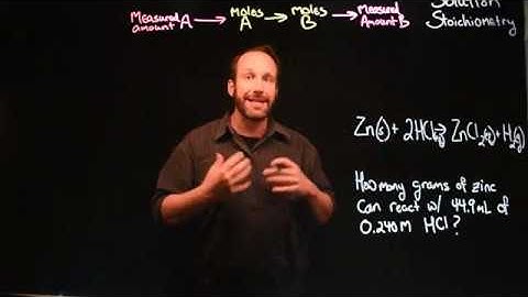 Solution Stoichiometry - Part 2