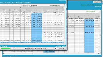 DART-Reporting drill down function