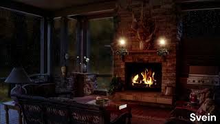 Cozy Room Ambience - Fireplace Sounds at Night for Sleeping, Reading, Relaxation by Svein Ambience 9 views 10 months ago 10 minutes, 1 second