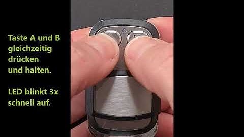 Praemoo 868-003: Löschen des Handsenders