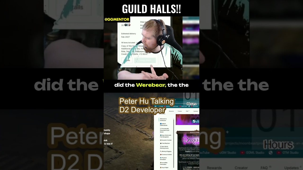 D2R/Darkhaven - Guild Halls & Diablo Town (Peter Hu Interview)