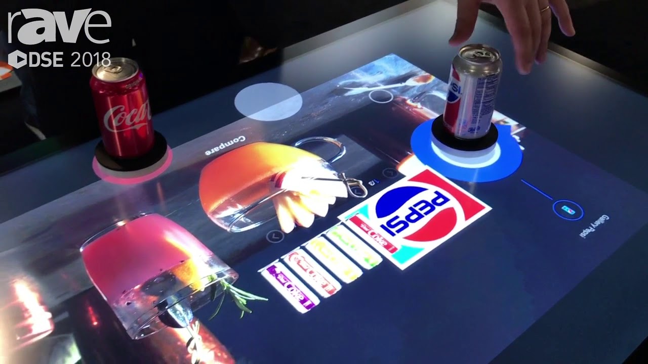 DSE 2018: DISPLAX Talks About Skin Ultra Table With Object Recognition ...