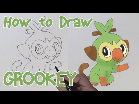 How to Draw Grookey  Drawing Pokemon