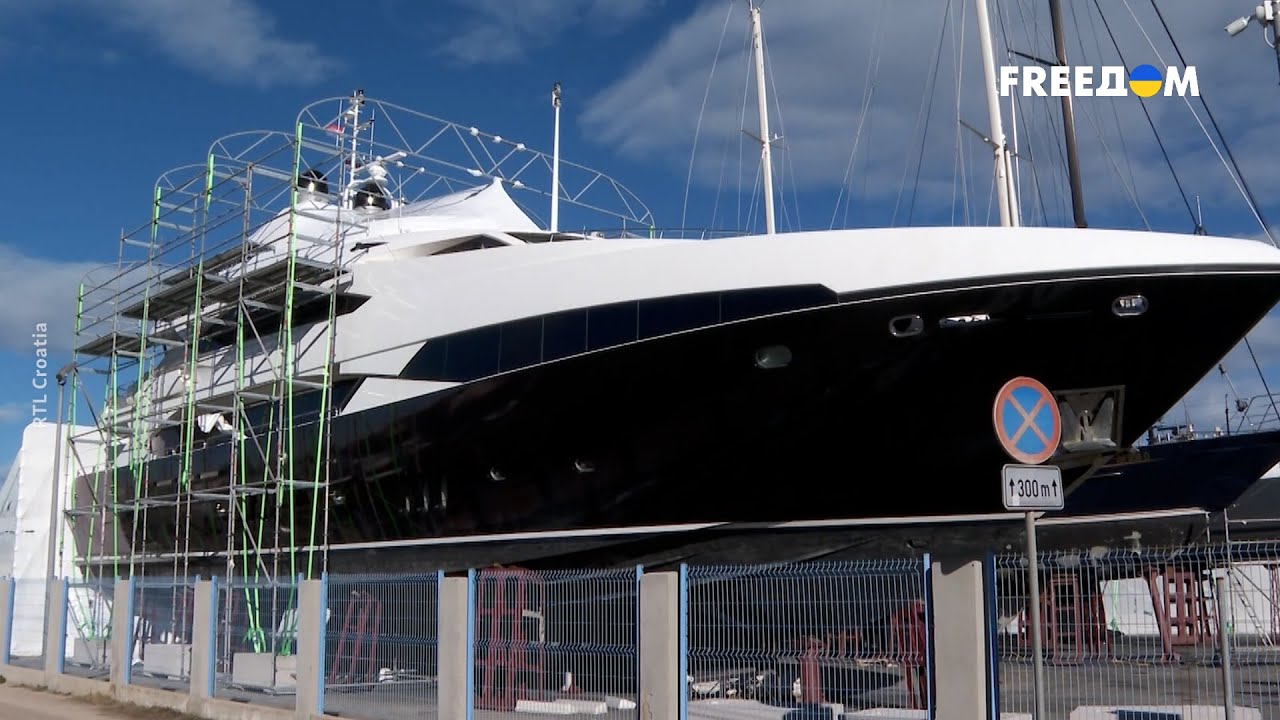 Яхта Усманова ушла из-под санкций: что произошло в Хорватии - YouTube