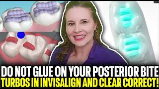 GRANDE ERRO NAO COLE as rampas de mordida posteriores Turbo nos alinhadores Invi