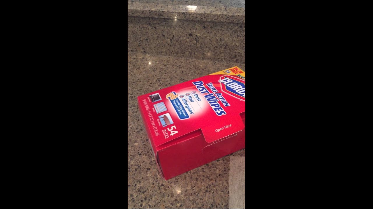 Clorox Triple Action Dust Wipes 