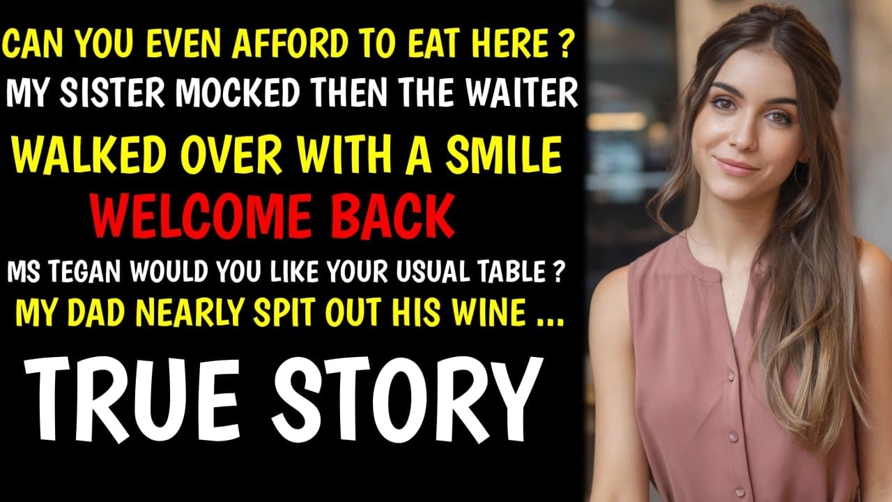 Can You Even Afford To Eat Here My Sister Mocked Then The Waiter Walked Over With A Smile...!