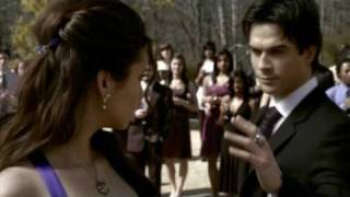 Video thumbnail of "Elena and Damon DANCING [FULL] !!! -Vampire Diaries- Miss Mystic Falls - Episode 19"