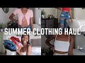 HUGE Summer Clothing Haul 2021! *Try On* H&amp;M, Fashion Nova and Q!
