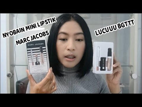 REVIEW MARC JACOBS CREAM AND SUGAR NUDE LIP TRIO - YouTube