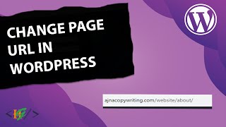 How to Change Page URL in WordPress