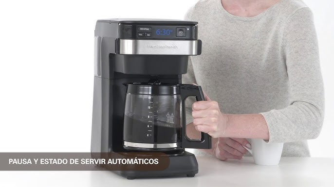 Hamilton Beach BrewStation® 2 Cup Programmable Coffee Maker Black &  Stainless - 48465