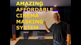 AMAZING and Affordable DIY Home Theatre Cinema Projector Screen Masking System