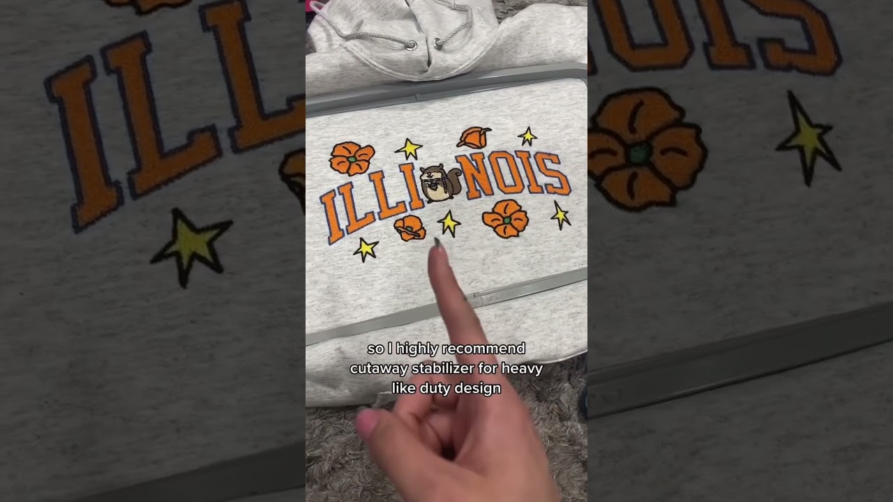 cut away stabilizer for embroidery 