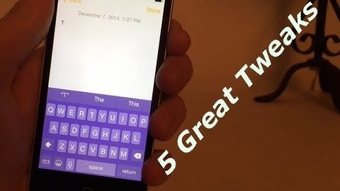 iOS 8.1.1 Jailbreak Tweaks - ColorY0urBoard8, AppHeads, MiniPlayer and More! - Tweak Recap