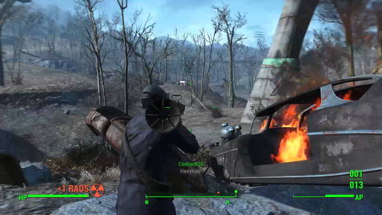 Fallout 4 Third Person View Gameplay In A Nut Shell Youtube