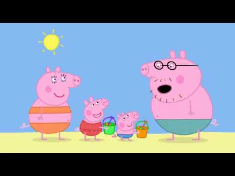 Peppa Pig S01E48 At The Beach | Peppa Pig English Episodes