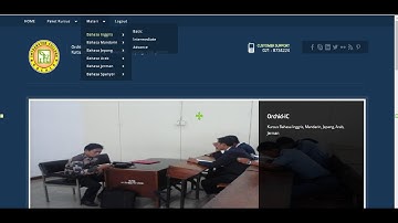 Website lembaga kursus bahasa serta manajemen  data akademik ,   dengan PHP MYSQLI DAN BOOTSTRAP
